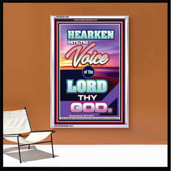THE VOICE OF THE LORD   Christian Framed Wall Art   (GWABIDE 7468)   