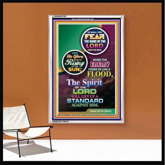 THE SPIRIT OF THE LORD   Contemporary Christian Paintings Frame   (GWABIDE 7883)   