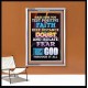 TRUST GOD AT ALL TIMES   Biblical Paintings Acrylic Glass Frame   (GWABIDE 8415)   