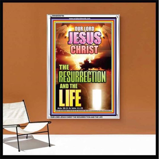THE RESURRECTION AND THE LIFE   Christian Wall Dcor   (GWABIDE 8766)   