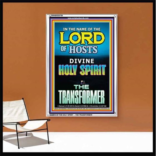 THE TRANSFORMER   Bible Verse Acrylic Glass Frame   (GWABIDE 8789)   