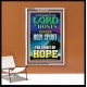 THE SPIRIT OF HOPE   Bible Verses Wall Art Acrylic Glass Frame   (GWABIDE 8798)   