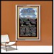 NAMES OF JEHOVAH WITH BIBLE VERSES  Acrylic Glass Frame   (GWABIDE JEHOVAHPORTRAITBK)   