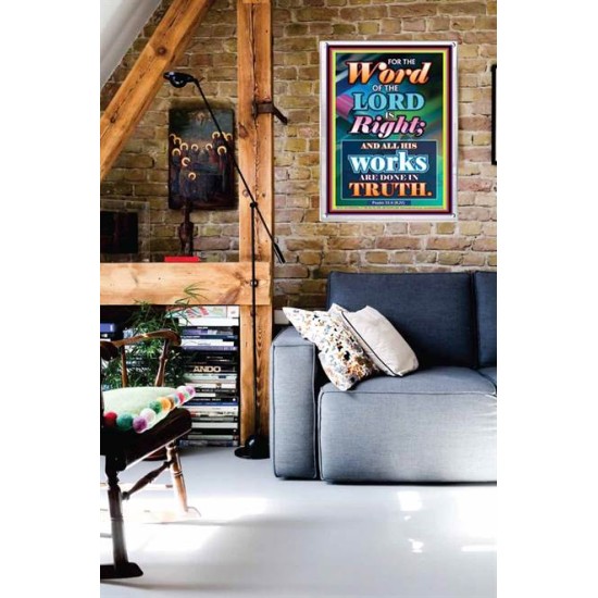 WORD OF THE LORD   Contemporary Christian poster   (GWABIDE 7370)   