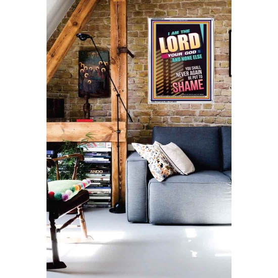 YOU SHALL NOT BE PUT TO SHAME   Bible Verse Frame for Home   (GWABIDE 9113)   