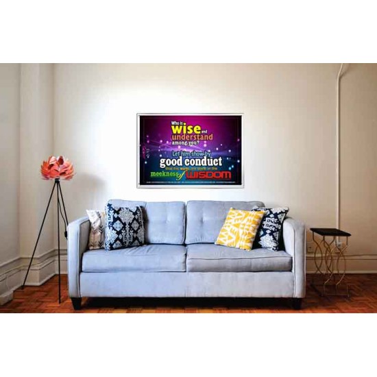 WISDOM   Scriptural Framed Signs   (GWABIDE3817)   