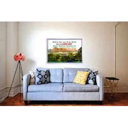SHOWERS OF BLESSING   Unique Bible Verse Frame   (GWABIDE4404)   