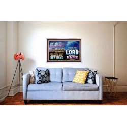 A NEW NAME   Contemporary Christian Paintings Frame   (GWABIDE8875)   "24X16"