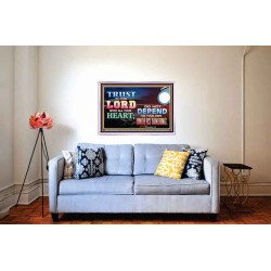TRUST IN THE LORD   Contemporary Christian Paintings Acrylic Glass frame   (GWABIDE8908)   