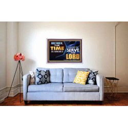 TIME IS SHORT   Framed Restroom Wall Decoration   (GWABIDE9094)   