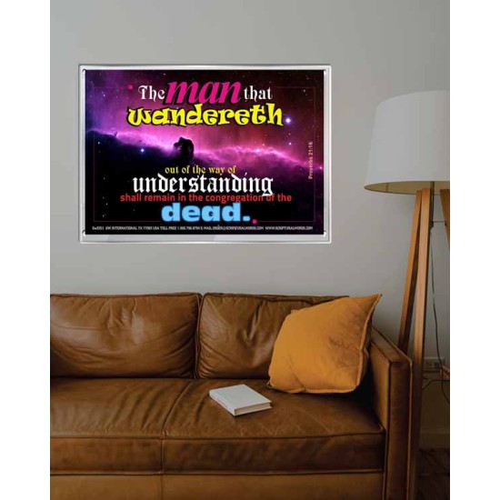 UNDERSTANDING   Inspirational Bible Verse Framed   (GWABIDE3351)   