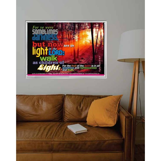 YE ARE LIGHT   Bible Verse Frame for Home   (GWABIDE3735)   