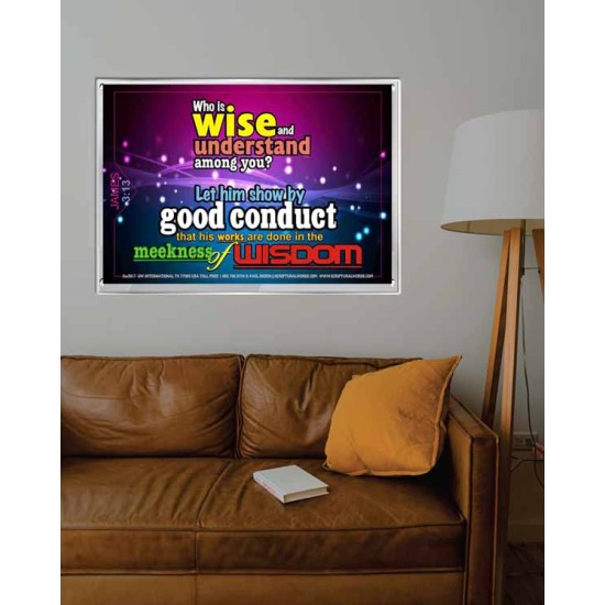 WISDOM   Scriptural Framed Signs   (GWABIDE3817)   