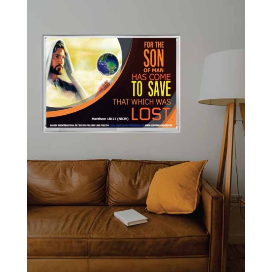 TO SAVE THE LOST   Bible Verses Poster   (GWABIDE5404)   
