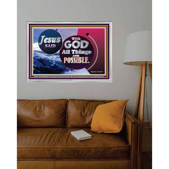 ALL THINGS ARE POSSIBLE   Large Frame   (GWABIDE7964)   