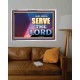 WE WILL SERVE THE LORD   Frame Bible Verse Art    (GWABIDE9302)   