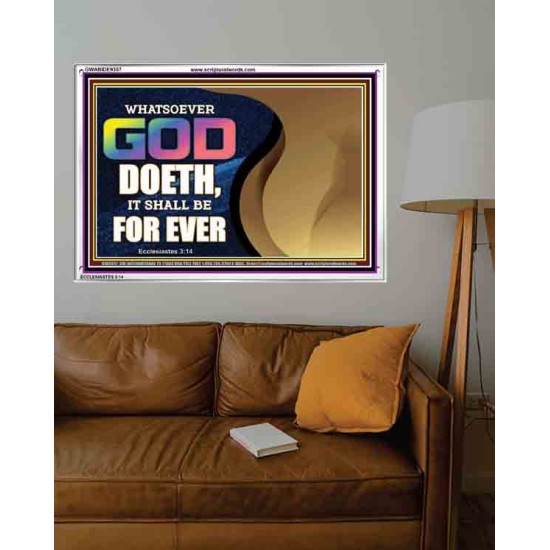 WHATSOEVER GOD DOETH IT SHALL BE FOR EVER   Art & Dcor Framed   (GWABIDE9357)   