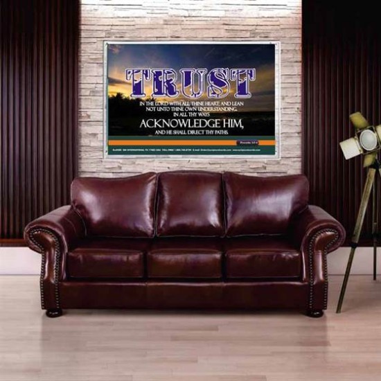TRUST IN THE LORD   Modern Wall Art   (GWABIDE295)   