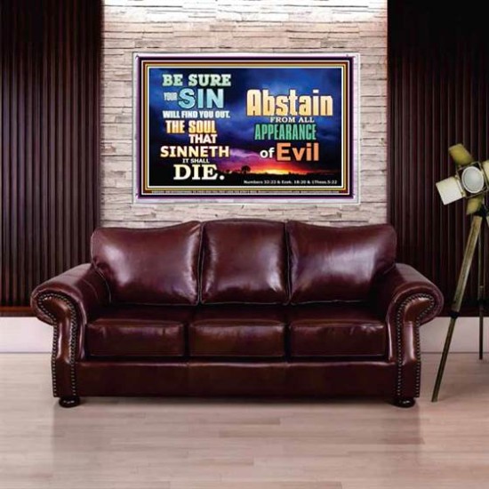 ABSTAIN FROM EVIL   Affordable Wall Art   (GWABIDE8389)   