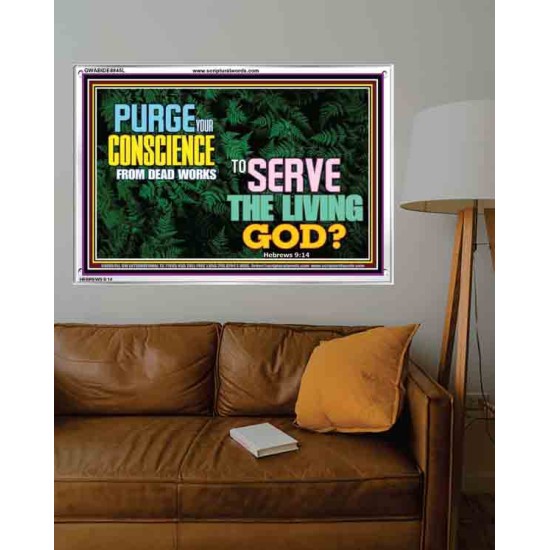 SERVE THE LIVING GOD   Religious Art   (GWABIDE8845L)   