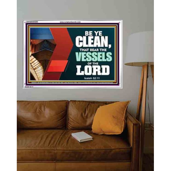 VESSELS OF THE LORD   Frame Bible Verse Art    (GWABIDE9295)   