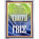 THE TRUTH SHALL MAKE YOU FREE   Scriptural Wall Art   (GWABIDE 049)   