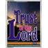 TRUST IN THE LORD   Christian Artwork Acrylic Glass Frame   (GWABIDE 1030)   "16X24"