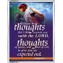 THE THOUGHTS OF PEACE   Inspirational Wall Art Poster   (GWABIDE 1104)   "16X24"