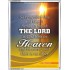 THE LORD IS GOD BOTH IN HEAVEN AND ON EARTH   Scripture Art   (GWABIDE 1285)   "16X24"