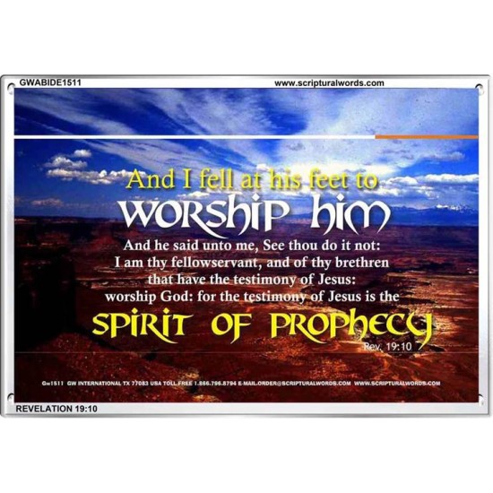 WORSHIP HIM   Custom Framed Bible Verse   (GWABIDE1511)   