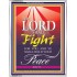 THE LORD  SHALL FIGHT FOR YOU   contemporary Christian Art Frame   (GWABIDE 153A)   "16X24"