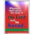 WHOSOEVER SHALL CALL   Inspiration Wall Art Frame   (GWABIDE 1632)   "16X24"