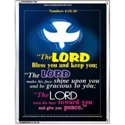 THE LORD BLESS YOU   Contemporary Christian Wall Art   (GWABIDE 1728)   