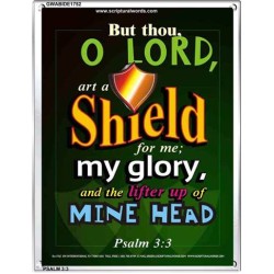 A SHIELD FOR ME   Bible Verses For the Kids Frame    (GWABIDE 1752)   