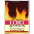 WALL OF FIRE ROUND ABOUT YOU   Bible Verses Poster   (GWABIDE 186)   "16X24"