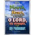 THE WORDS OF MY MOUTH   Bible Verse Frame for Home   (GWABIDE 1917)   "16X24"