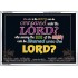 WHO IN THE HEAVEN CAN BE COMPARED   Bible Verses Wall Art Acrylic Glass Frame   (GWABIDE2021)   "24X16"