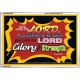 GIVE UNTO THE LORD   Bible Verse Acrylic Glass Frame   (GWABIDE2027)   