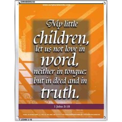 TRUE LOVE   Contemporary Christian Wall Art Acrylic Glass frame   (GWABIDE 232)   "16X24"