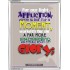 AFFLICTION WHICH IS BUT FOR A MOMENT   Inspirational Wall Art Frame   (GWABIDE 3148)   "16X24"
