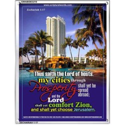 THE LORD SHALL YET COMFORT ZION   Scriptural Wall Art   (GWABIDE 3215)   