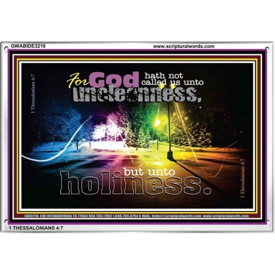 UNCLEANNESS   Scripture Frame Signs   (GWABIDE3218)   