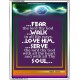 WITH ALL THY HEART   Scriptural Portrait Acrylic Glass Frame   (GWABIDE 3306B)   