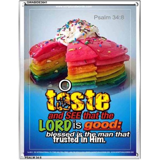THE LORD IS GOOD   Picture Frame   (GWABIDE 3641)   