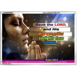 SEEK THE LORD   Frame Scripture    (GWABIDE3805)   