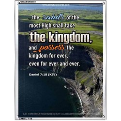 THE SAINTS OF THE MOST HIGH   Encouraging Bible Verse Framed   (GWABIDE 3881)   