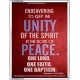 UNITY OF THE SPIRIT   Acrylic Glass Frame Scripture Art   (GWABIDE 3995)   