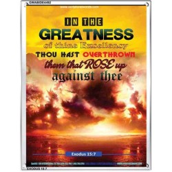 THINE EXCELLENCY   Contemporary Christian Poster   (GWABIDE 4492)   