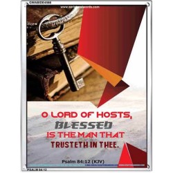 THE MAN THAT TRUST THE LORD   Frame Bible Verse   (GWABIDE 4566)   