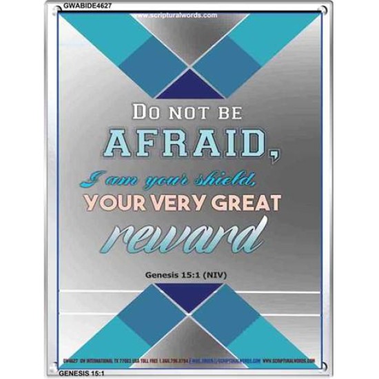 VERY GREAT REWARD   Encouraging Bible Verses Framed   (GWABIDE 4627)   